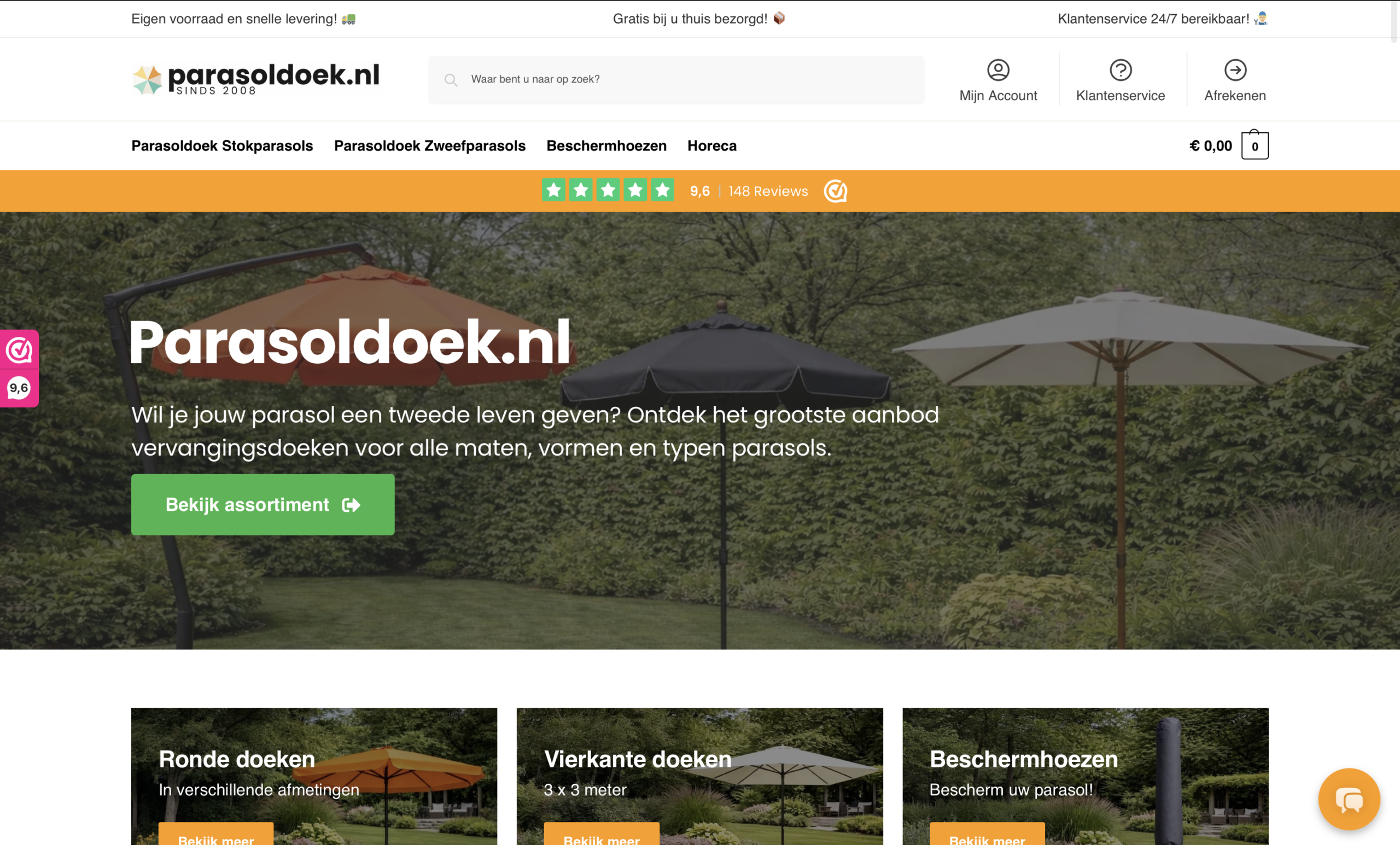 Parasoldoek.nl. X Business Post Hoogeveen